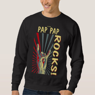 This Pap Pap Rocks Vintage Retro Concert 70s 80s F Sweatshirt