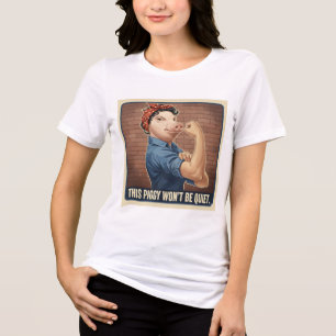 This Piggy Won't Be Quiet Women's T-Shirt Tri-Blend Shirt
