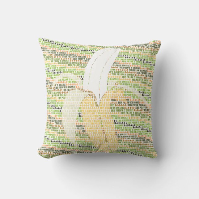 This Pillow is Bananas (Front)