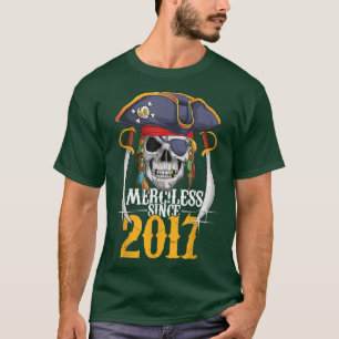 This Pirate Turned 5 Years Boy Girl 5th Birthday 2 T-Shirt