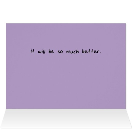 This Place Won't Be the Same Without You Card (Inside Horizontal (Top))