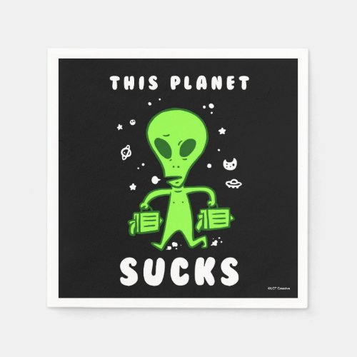 This Planet Sucks Napkins