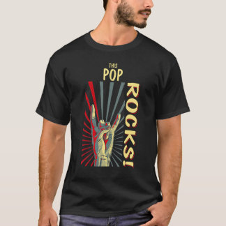 This Pop Rocks Vintage Retro Concert 70s 80s Funny T-Shirt