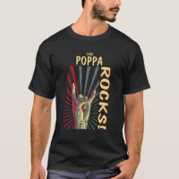 This Poppa Rocks Vintage Retro Concert 70S 80S Fun
