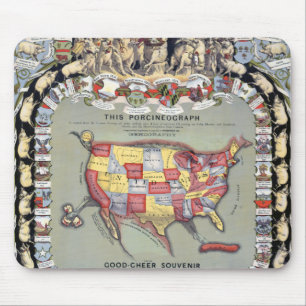 THIS PORCINEOGRAPH, c1876 Mouse Pad