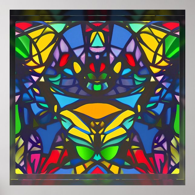 This Portrait Might Be Upside Down Poster (Front)