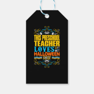 This Preschool Teacher Loves 31st Oct Halloween Pa Gift Tags