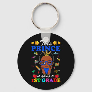This Prince Is Going To 1st Grade Back To School A Keychain
