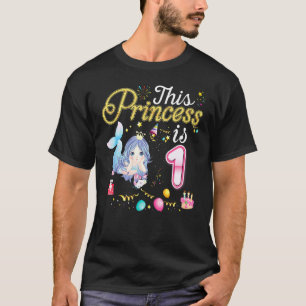 This Princess Is 1 Year Old 1st Birthday Mermaid H T-Shirt