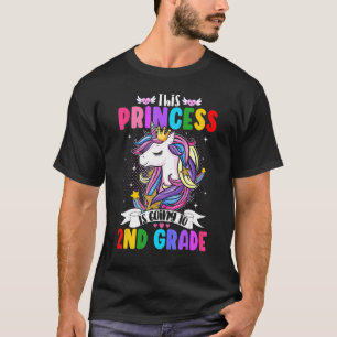 This Princess Is Going To 2nd Grade Unicorn Magica T-Shirt