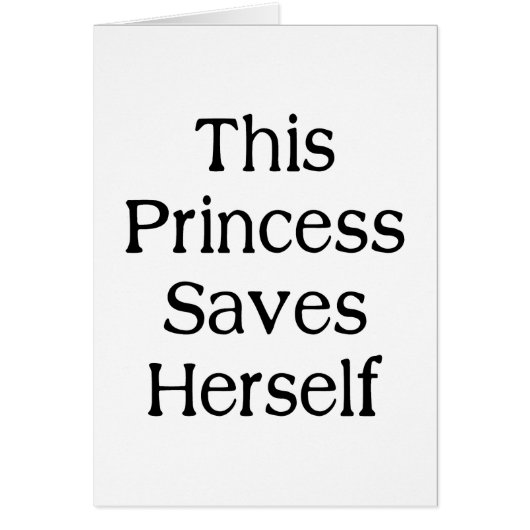 This Princess Saves Cards (Front)