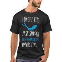 This Princess Wears Fins Blue