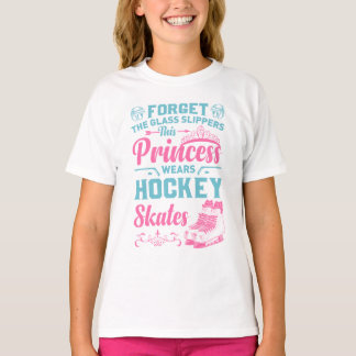 This Princess Wears Hockey Skates Funny Shirt