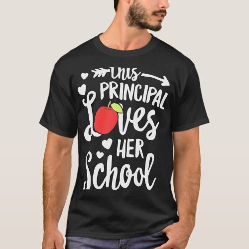 This Principal Loves Her School Administrator Teac T_Shirt
