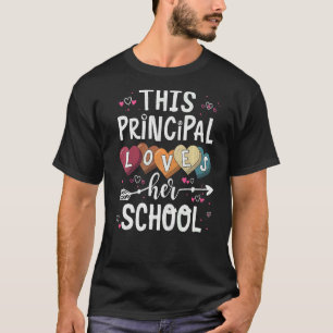 This Principal Loves Her School Principal Back To T-Shirt