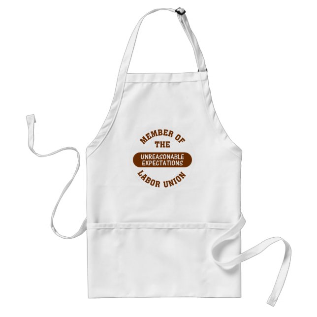 This project's deadline is completely unreasonable adult apron (Front)