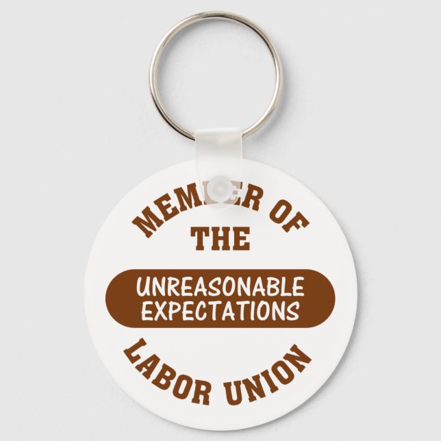 This project's deadline is completely unreasonable keychain (Front)