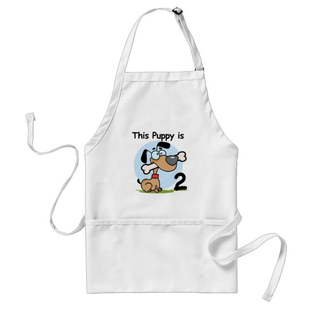 This Puppy 2nd Birthday T shirts and Gifts Adult Apron (Front)