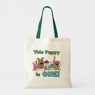 This Puppy is One Tshirts and Gifts Tote Bag