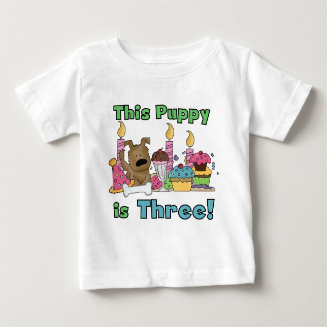 This Puppy is Three Tshirts and Gifts (Front)