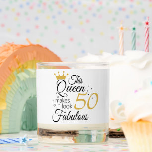 This Queen Makes Look 50 Birthday Scented Candle