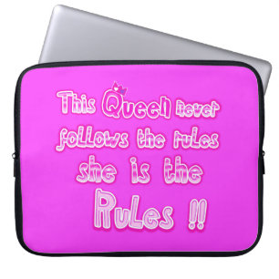This queen never follows the rules Electronics Bag