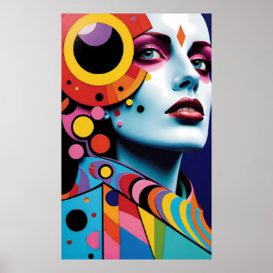 This Queen of Diamonds - Ken Gage Art Poster