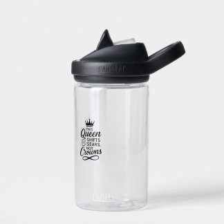 This Queen Shifts Gears – Empowered Female Driver  Water Bottle