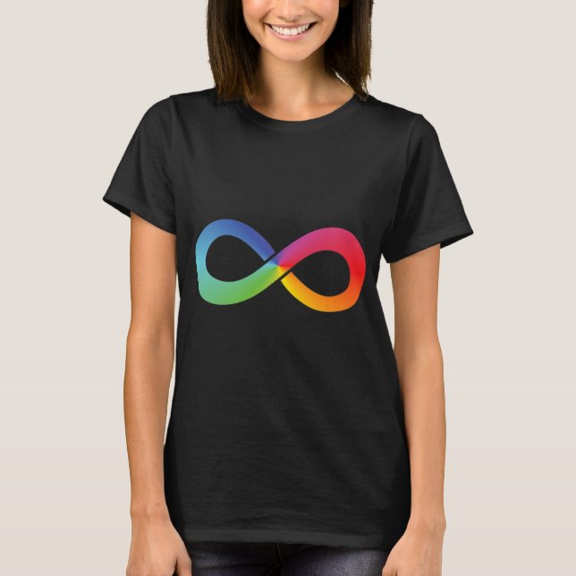 This rainbow infinity shirt symbolizes whatever it (Front)