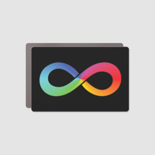 This rainbow infinity shirt symbolizes whatever it car magnet