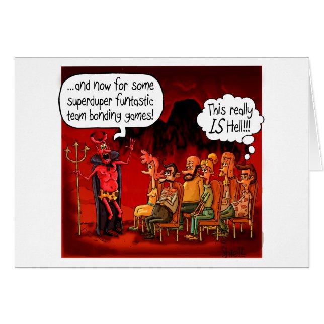 THIS REALLY IS HELL FUNNY GIFT CARDS (Front Horizontal)