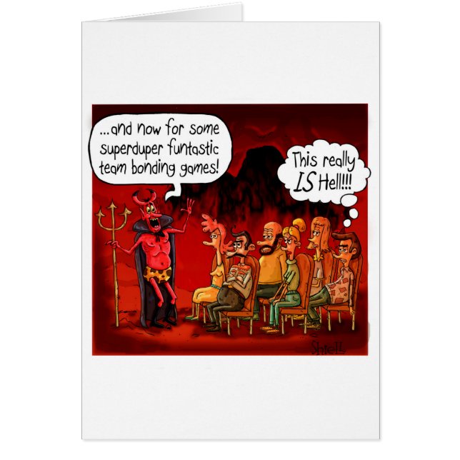 THIS REALLY IS HELL FUNNY GIFT CARDS (Front)