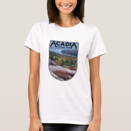 This retro vintage acadia national park maine T_Shirt