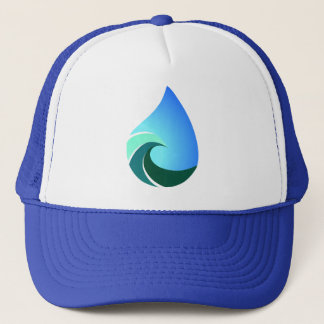 This Salty Life Wave Blue Trucker Hat
