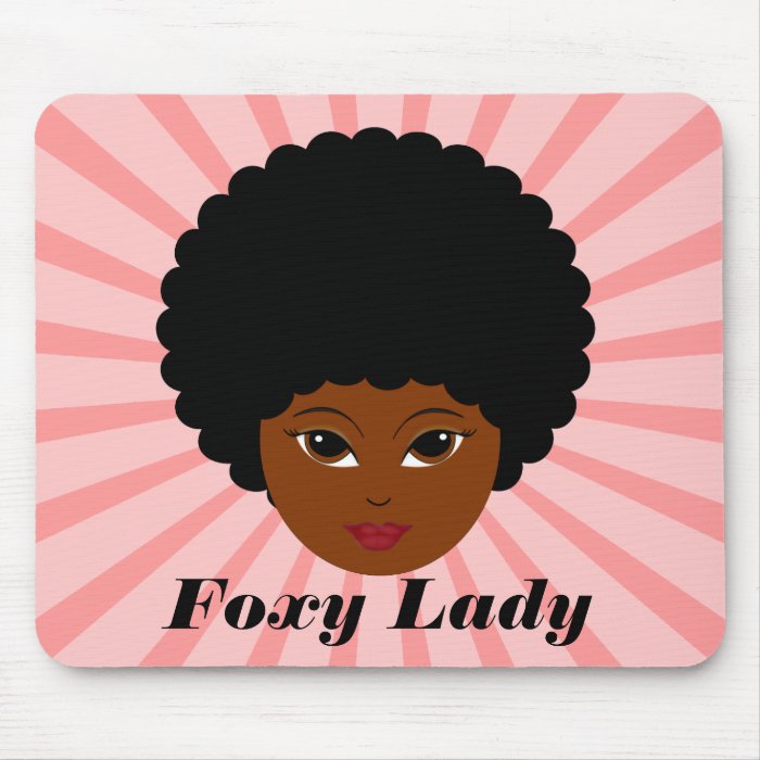 This sassy vixen is too much woman for you mousepads