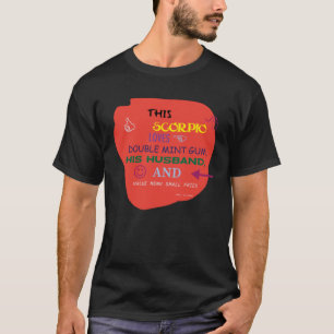 This Scorpio Loves Mint Gum His Husband Value Menu T-Shirt