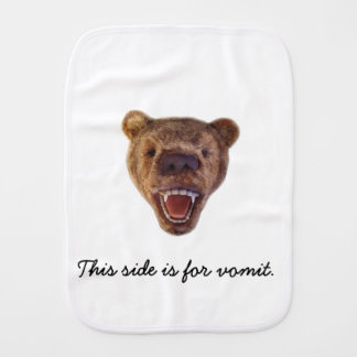 This side is for vomit (burp cloth) baby burp cloth