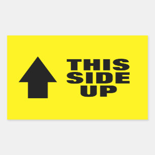 This side up arrow stickers for moving & shipping