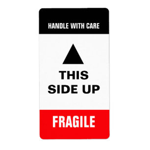 This Side Up Warning Label