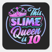 This Slime Queen Is 9, Slime Queen 9th Birthday. Slime Supplies, Slime  Life Sticker for Sale by Designs4Less