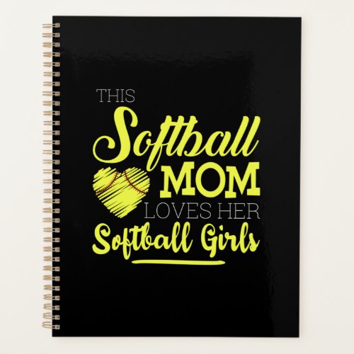 This softball mom loves her Softball Girls Planner