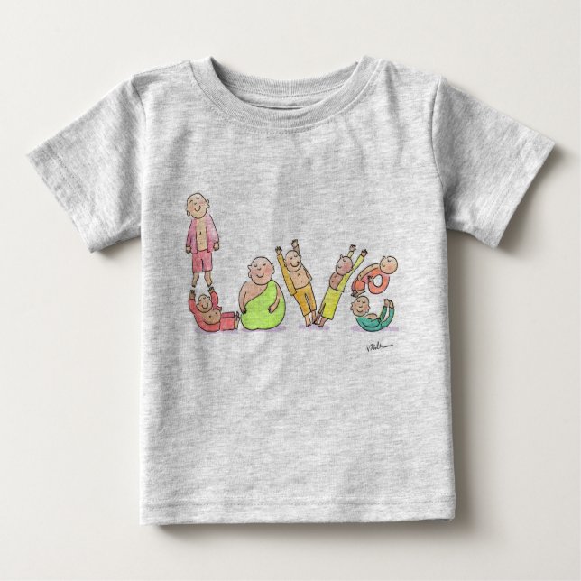 This Spells Love Baby T-Shirt (Front)