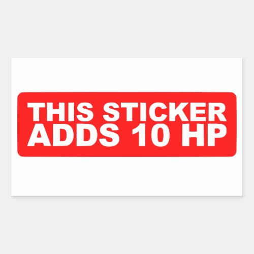 This sticker adds 10HP