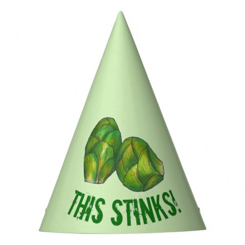 This Stinks Green Brussels Sprouts Going Away Party Hat