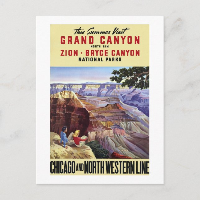 This Summer Visit Grand Canyon Postcard (Front)