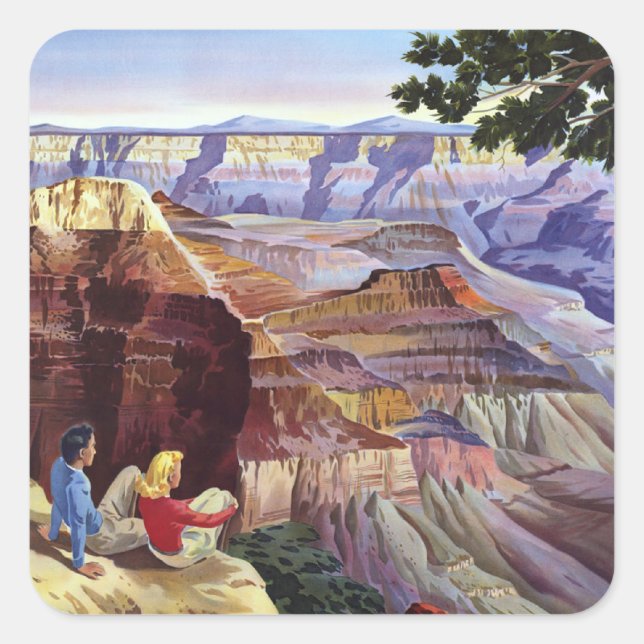 This Summer Visit Grand Canyon Square Sticker (Front)