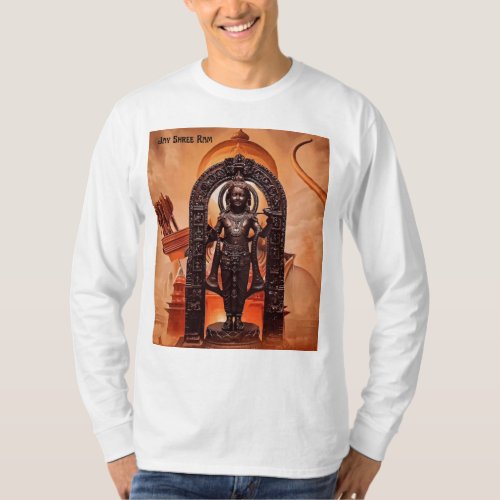This t shirt for ram temple design 