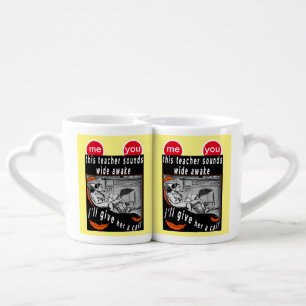this teacher sounds wide awake i'll give her call coffee mug set