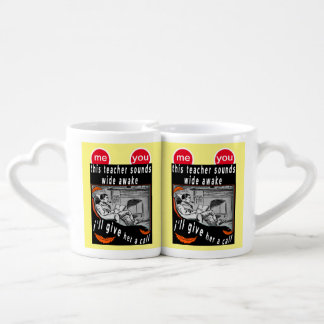 this teacher sounds wide awake i'll give her call coffee mug set