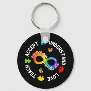 This tee with Infi-nity symbol in rainbow color an Keychain